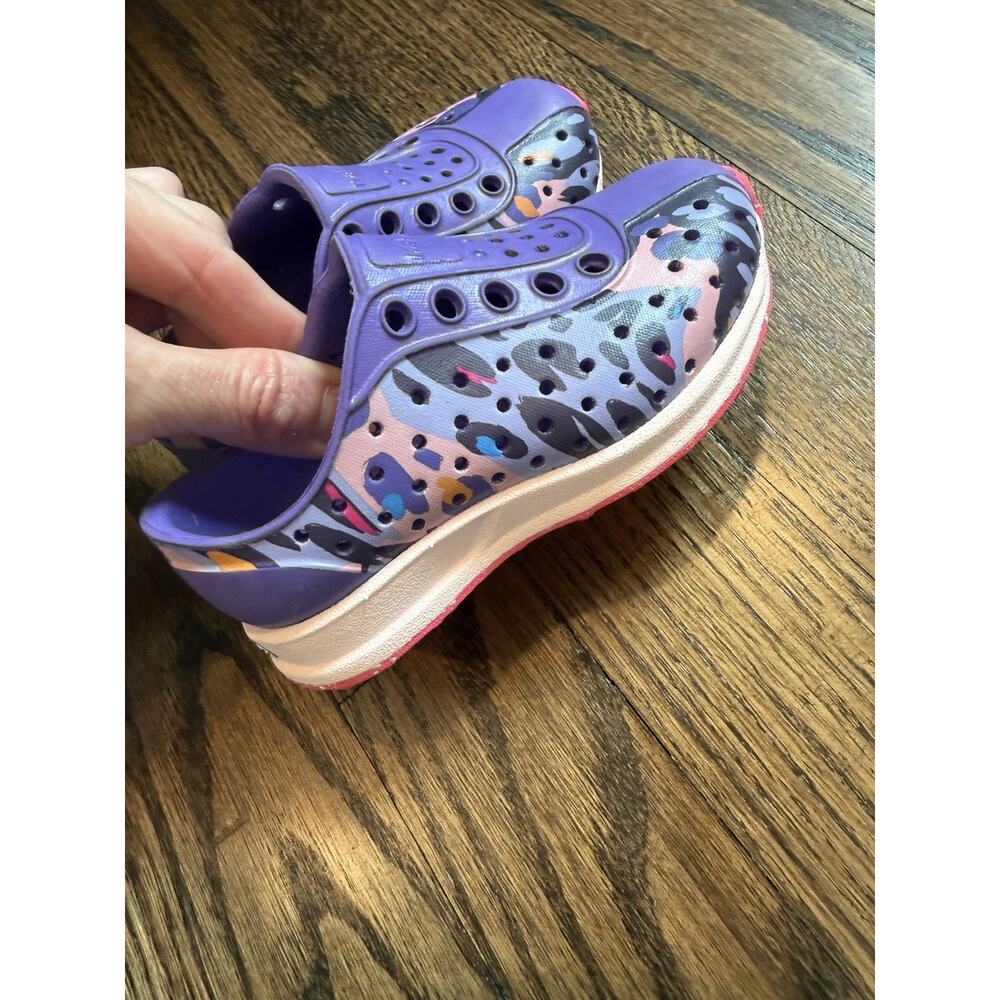 Native Shoes Girls Robbie Sugarlite Print Kids Slip-On Shoes C5